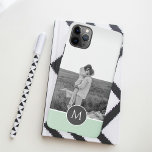 Minimalist Pastel Mint Personalized Name & Photo iPhone 11Pro Max Case<br><div class="desc">Minimalist Pastel Mint Personalized Name & Photo</div>