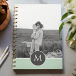 Minimalist Pastel Mint Personalized Name & Photo Planner<br><div class="desc">Minimalist Pastel Mint Personalized Name & Photo</div>