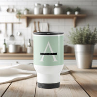 Minimalist Pastel Mint Personalized Name
