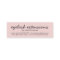 Minimalist pastel pink cute eyelashes illustration