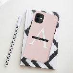 Minimalist Pastel Pink Personalized Name iPhone 11 Case<br><div class="desc">Minimalist Pastel Pink Personalized Name</div>