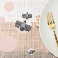 Minimalist Pastel Pink Personalized Name & Photo