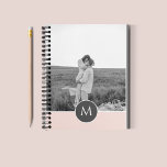 Minimalist Pastel Pink Personalized Name & Photo Planner<br><div class="desc">Minimalist Pastel Pink Personalized Name & Photo</div>