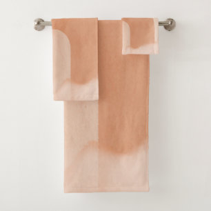 Minimalist Pastel Rainbow  Bath Towel Set