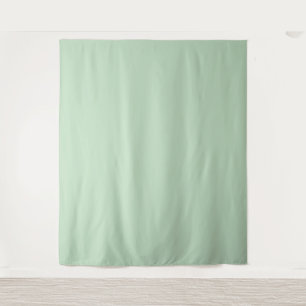 Minimalist Pastel Yellow Green Solid Colour Tapestry