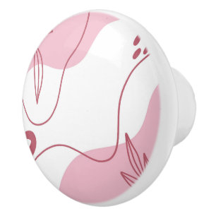 Minimalist Pattern Ceramic Knob