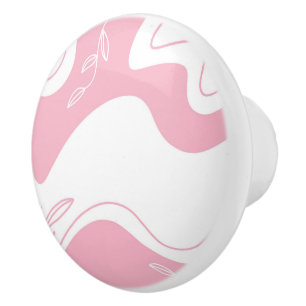 Minimalist Pattern Ceramic Knob