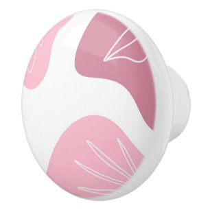 Minimalist Pattern Ceramic Knob