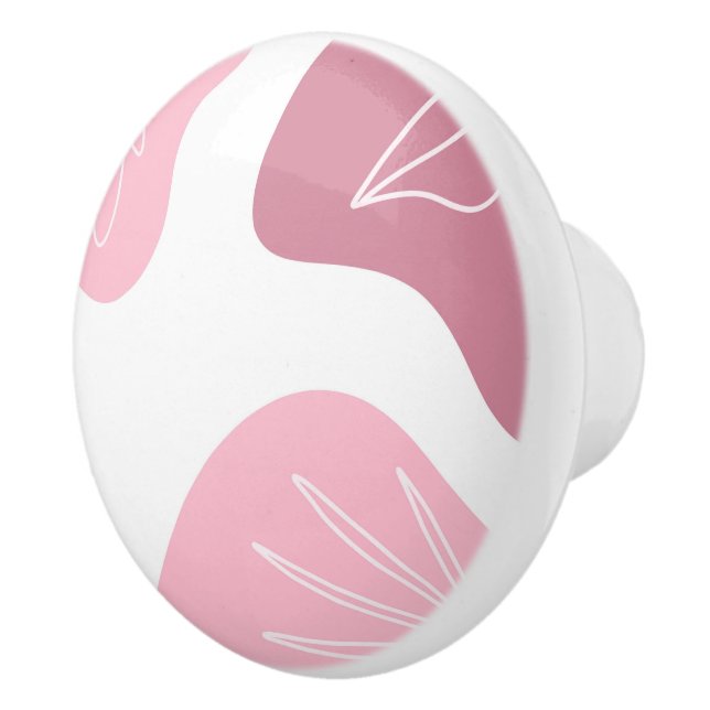 Minimalist Pattern  Ceramic Knob (Right)