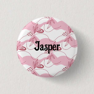 Minimalist Pattern Personalized Button