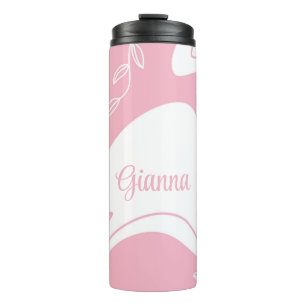 Minimalist Pattern Personalized Thermal Tumbler