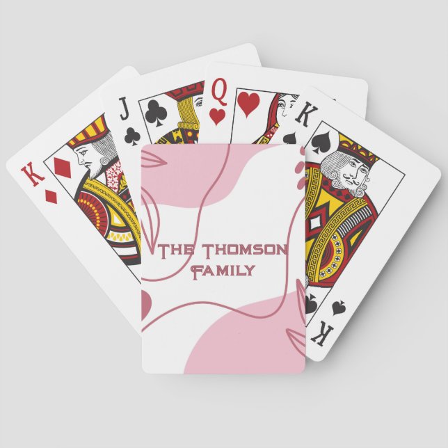 Minimalist Pattern Playing Cards (Back)