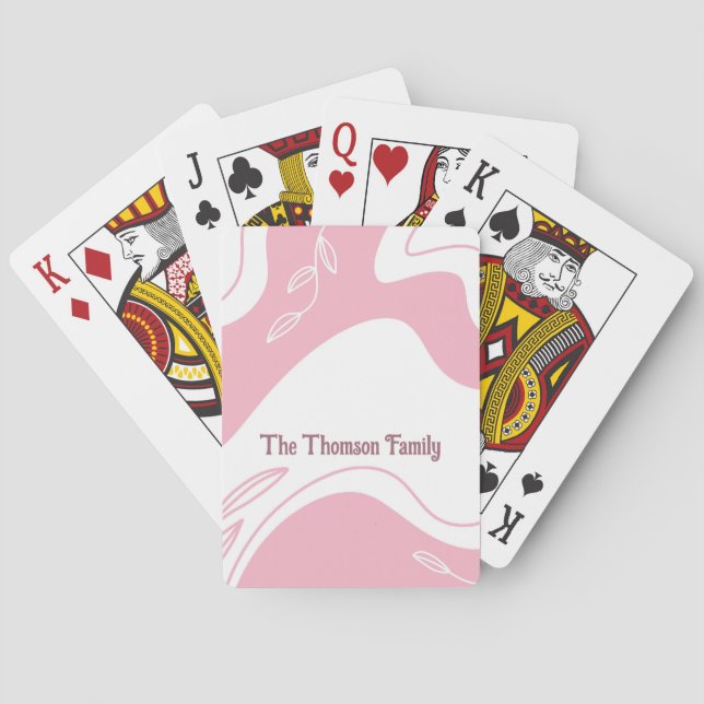 Minimalist Pattern Playing Cards (Back)