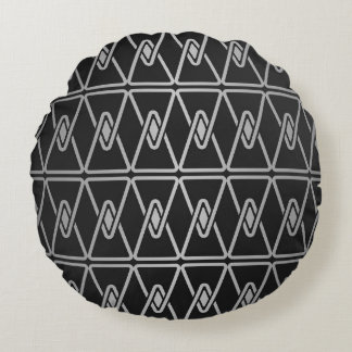 minimalist pattern round pillow