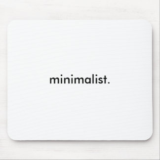 minimalist. period. mouse pad