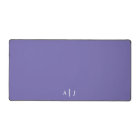 Minimalist Periwinkle Purple Two Monogram Office