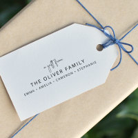 Minimalist Personalized A Gift From Family Name