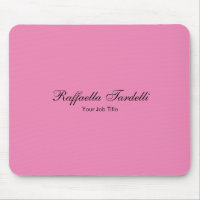 Minimalist personalized customized name pink colou