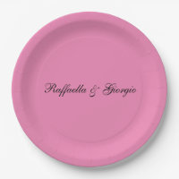 Minimalist personalized customized name pink colou