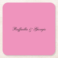 Minimalist personalized customized name pink colou