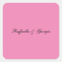 Minimalist personalized customized name pink colou