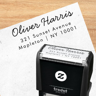 Minimalist Personalized Family Address Stamp