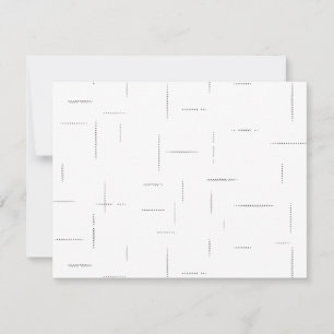 Minimalist Personalized File Folder Set Card