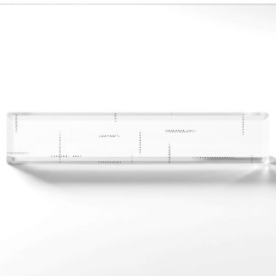 Minimalist Personalized File Folder Set Nameplate