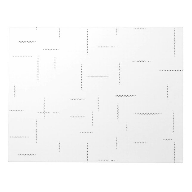 Minimalist Personalized File Folder Set Notepad (Front)