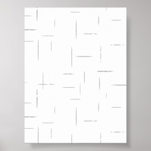 Minimalist Personalized File Folder Set Poster (Front)