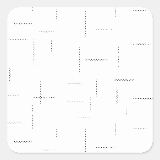 Minimalist Personalized File Folder Set Square Sticker (Front)