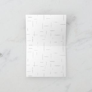 Minimalist Personalized File Folder Set Thank You Card