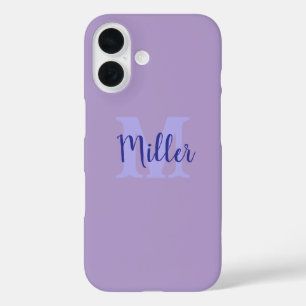 Minimalist Personalized iPhone Case with Monogram 