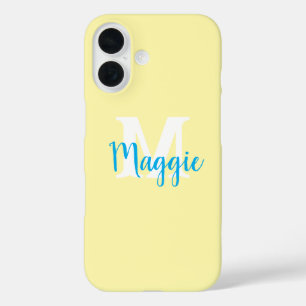 Minimalist Personalized iPhone Case with Monogram