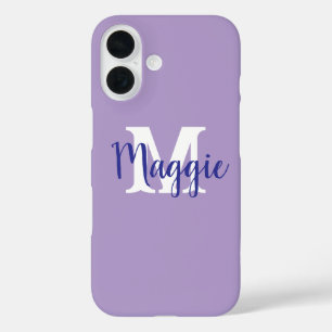 Minimalist Personalized iPhone Case with Monogram 