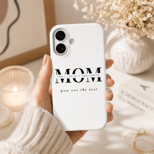 Minimalist Personalized Mom Name Phone Case