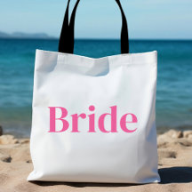 Minimalist Personalized Pink Bride Bachelorette