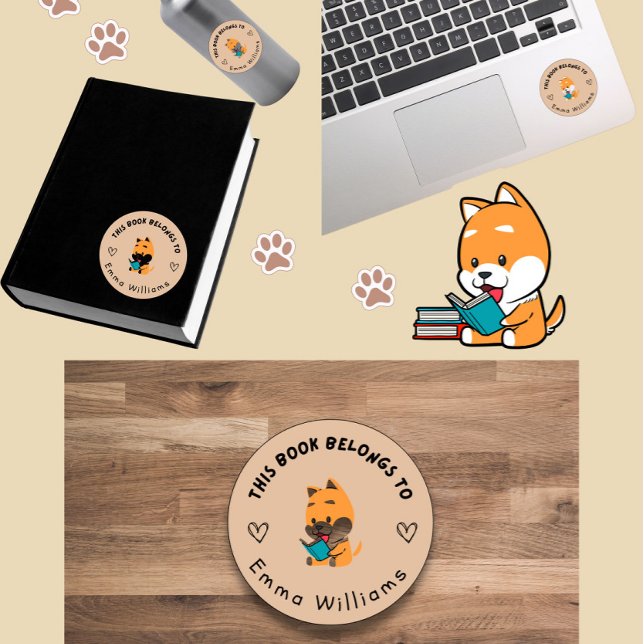 Minimalist Pet Inspired Kids Name Tag (Creator Uploaded)