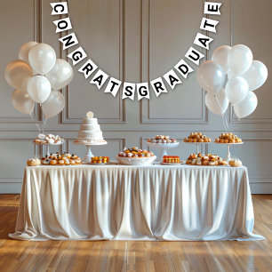 Minimalist Photo 8th Grade Graduation Bunting Bunting Flags