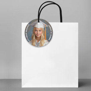 Minimalist Photo 8th Grade Graduation Favour Tags