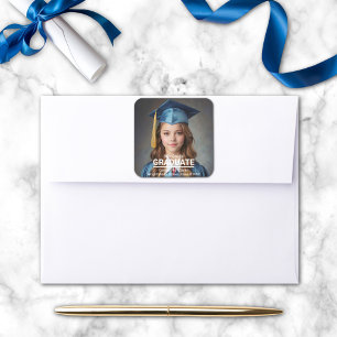 Minimalist Photo 8th Grade Graduation Seal