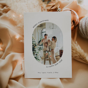 Minimalist Photo Christmas Holiday Card