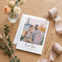 Minimalist Photo Flat Wedding