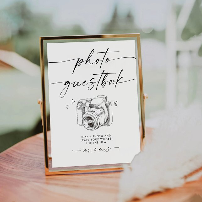 Minimalist Photo Guestbook Sign (Creator Uploaded)