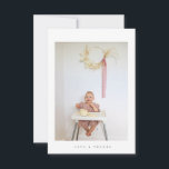 minimalist photo thank you birthday card<br><div class="desc">say thank you with this minimalist photo thank you a birthday card.</div>