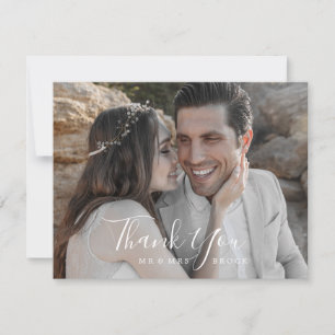 Minimalist Photo Thank You Card
