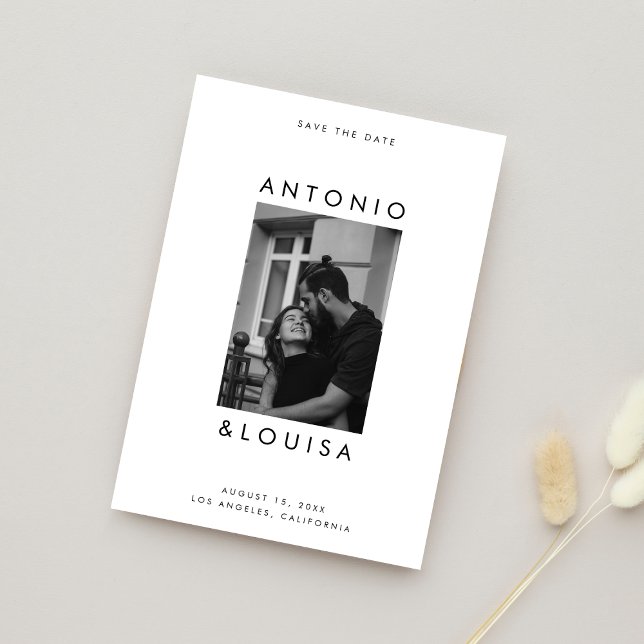 MInimalist Photo Wedding Save The Date (Creator Uploaded)