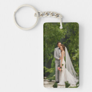 Minimalist Photography Simple Modern Photo Keychain