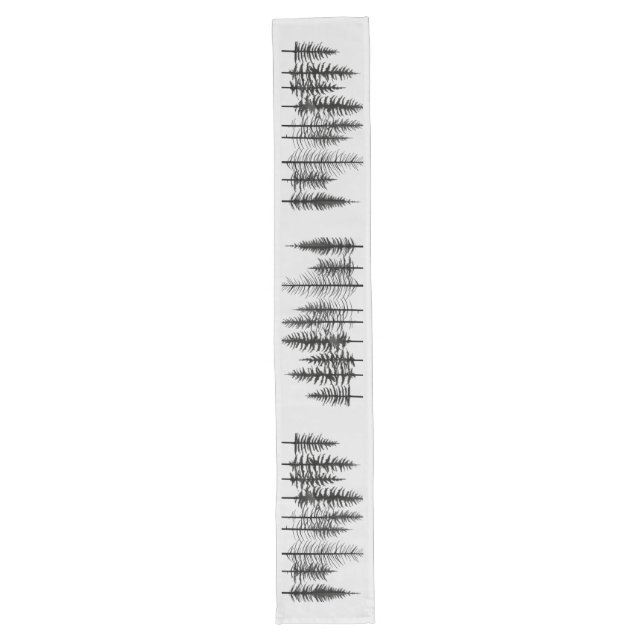 Minimalist Pine Forest Table Runner (Front)