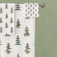 Minimalist Pine Tree Pattern